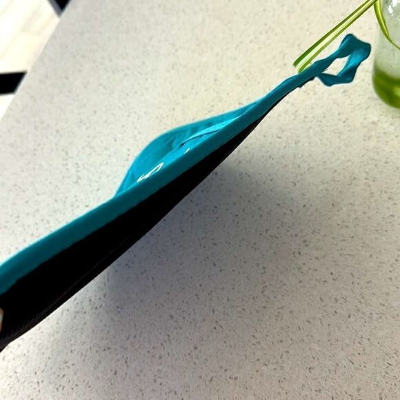 NWOT Pot Holder With Pocket Trying to Earn Brownie Points Turquoise Hot Pad - Picture 8 of 11